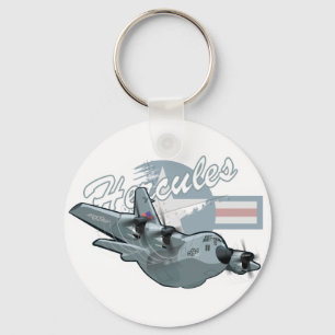 Chaveiro Avião militar da Cartoon