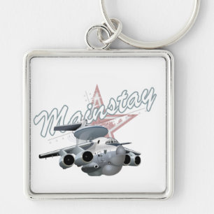Chaveiro Avião militar de animação