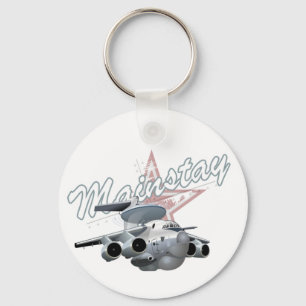 Chaveiro Avião militar de animação