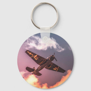Chaveiro Avião Vintage Belo Céu