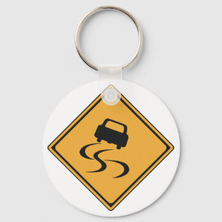 Chaveiro aviso de deslizamento