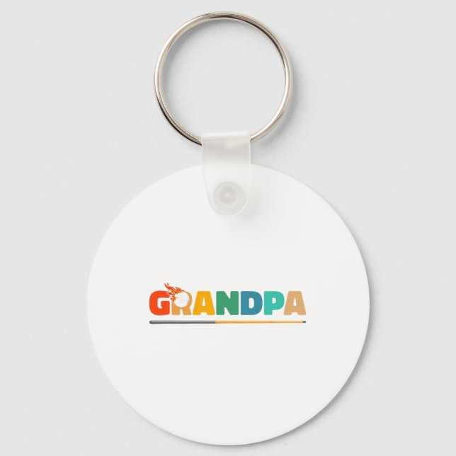 Chaveiro Avô Billiard Piscina Cue 8-ll Billard - Billiard (Frente)