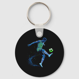 Chaveiro Avô de Futebol Jogador de Futebol Dia de Jogo Dia