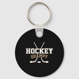 Chaveiro Avô de Hockey Amante de Hockey Vintage