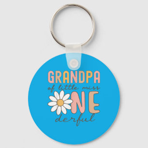 Chaveiro Avô de Little Miss Onederful Primeiro Aniversário