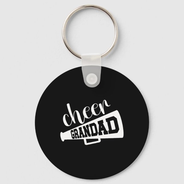 Chaveiro Avô de uma líder de torcida Avô Cheerleadin (Frente)