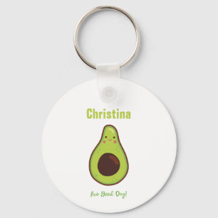 Chaveiro Avo Good Day Personalizado Sorrindo Avocado