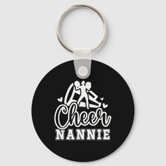 Chaveiro Avó Nannie Cheerleader de uma Avó Nannie Alegre