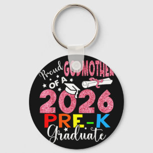 Chaveiro Avó orgulhosa de graduada do pré-escolar de 2026 n
