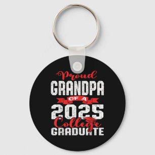 Chaveiro Avô Orgulhoso da Camisa da Faculdade de Graduado d