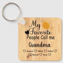 Avó personalizada com nomes dos netos