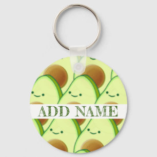 Chaveiro Avocado Verde Bastante Sobre O Nome Personalizado