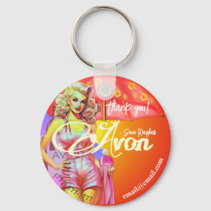 Chaveiro Avon Party Obrigado