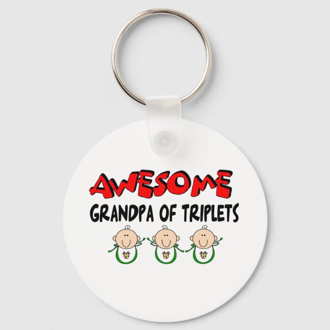 CHAVEIRO AWESOME GRANDPA DE TRIPLETS (Frente)