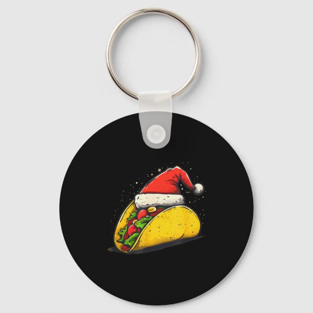 Chaveiro Awesome Taco Outfit For Xmas Tacos Lovers  (Frente)