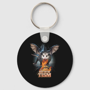 Chaveiro Awww Tismo Possum Engraçado Não Cospe Fogo Possum