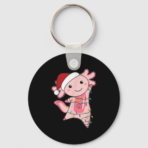 Chaveiro Axolotl Fada de Natal Leve Axolotl