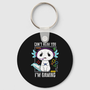 Chaveiro Axolotl Gaming Salamander As Gamer