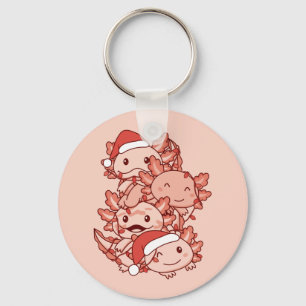 Chaveiro Axolotl Natal Árvore Animais de Natal Axolots