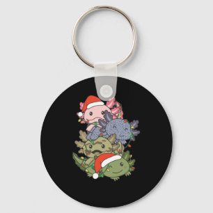 Chaveiro Axolotl Natal Árvore Animais de Natal Axolots