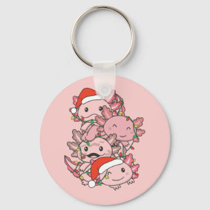 Chaveiro Axolotl Natal Árvore Animais de Natal Axolots