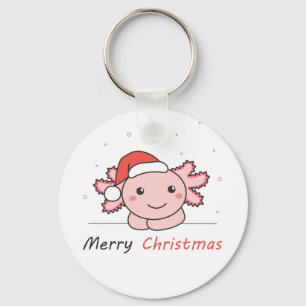 Chaveiro Axolotl Natal Neve Animais de inverno Axolots