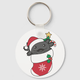 Chaveiro Axolotls Christmas Snow Winter Animal Axolotls Key