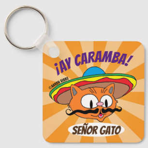 Chaveiro Ay Caramba! Gato Senhor Gato Divertido