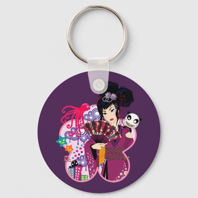 Chaveiro Ayaka na Cidade de Harajuku (Frente)