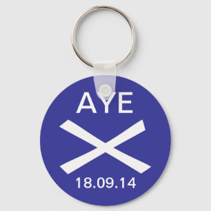 Chaveiro Aye ao Keyring escocês da independência