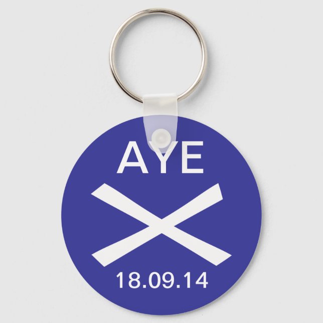 Chaveiro Aye to Scottish Independence Keyring (Frente)