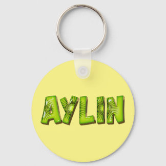 Chaveiro Aylin Name Kiwi Design Schlüsselanhänger