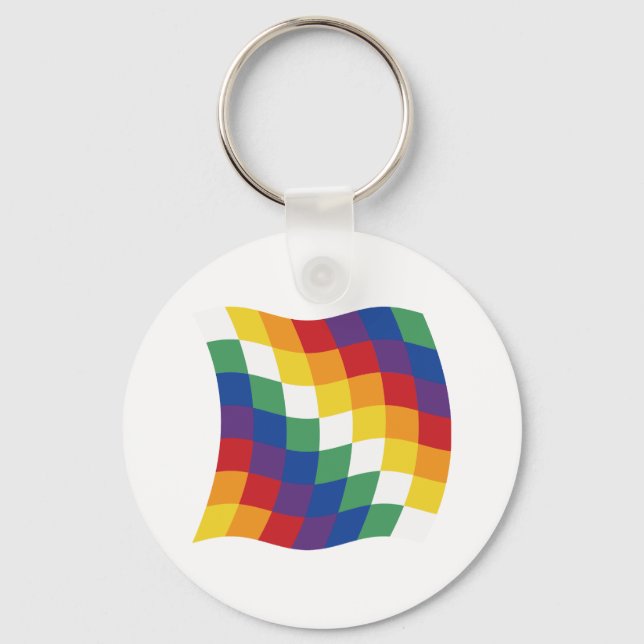 Chaveiro Aymara Flag Keychain (Frente)