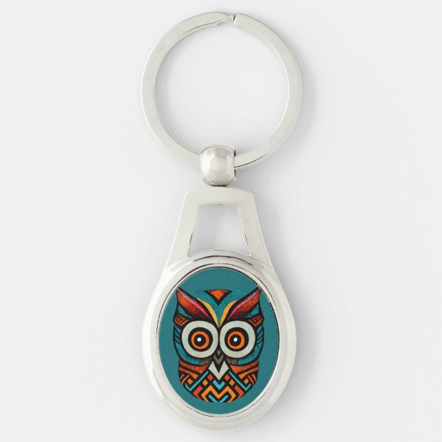 Chaveiro Aztec Owl (Frente)