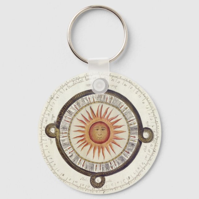 Chaveiro Aztec Sun Stone (Frente)