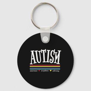 Chaveiro Azul Autismo Para O Mês De Consciência Autismo