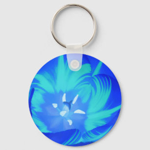 Chaveiro azul brilhante