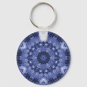 chaveiro azul da edredão