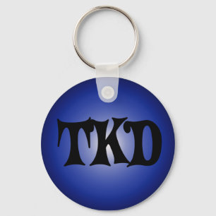 Chaveiro azul de TKD