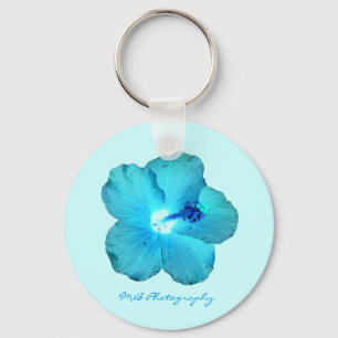 Chaveiro azul do hibiscus