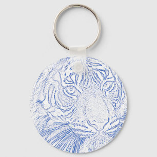 Chaveiro (azul) do tigre