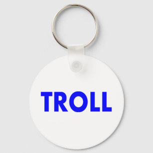 Chaveiro Azul do troll