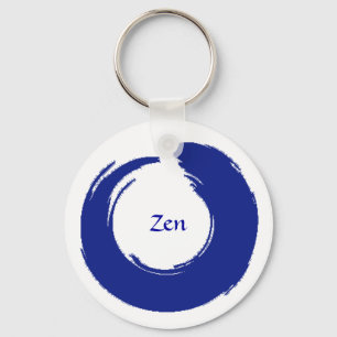 Chaveiro azul do zen