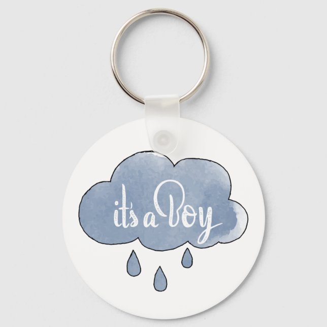 Chaveiro Azul é caligrafia masculina É arte masculina (Frente)