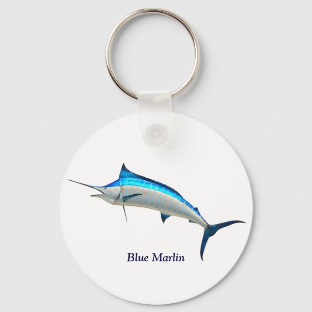 Chaveiro Azul Marlin Game Fish (Frente)