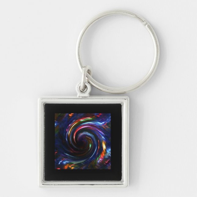 Chaveiro Azul Meia-Noite Luz-Design 2 (Frente)