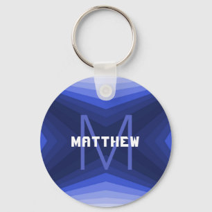 Chaveiro azul redondo - HAMbyWG Personalizável
