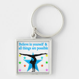 CHAVEIRO AZUL SUPER STAR GYMNAST
