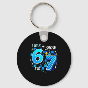 Chaveiro Azul xadrez eu tinha 6 agora tenho 7 engraçado 67 