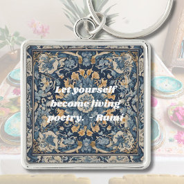 Chaveiro Azulejo Vintage Personalizado Nowruz Ano Novo Iran